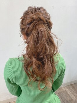 セットサロン カリーナ(carina)の写真/[心斎橋/難波]9：00～11：00 ◆ヘアセット¥2200☆ちょっとしたお出かけにぴったりなアレンジを♪