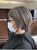 美シルエット ひし形ショートボブ