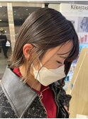 グレージュ♪インナーカラー