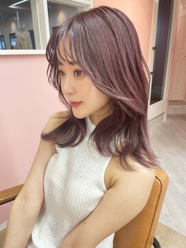 フィガロ ウメダ(FIGARO UMEDA) ピンクベージュ×シークレットハイライト