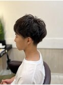 メンズマッシュショートヘア
