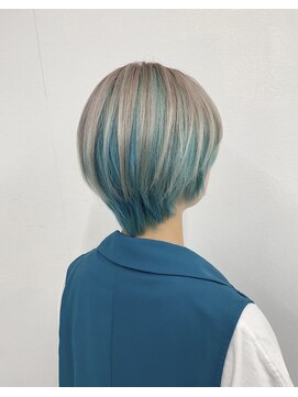 アオアクア バイ グルグル 小岩店(ao akua by GULGUL) マチルダボブ ダブルカラーで作る☆アンブレラカラー 小岩