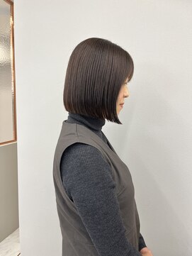 ロンドソレイユ 池袋(Lond soleil) ボブ/前髪カット/レイヤーカット×ケアブリーチ/デザインカラー