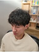 メンズ　スパイラルパーマ