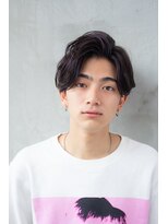 ケアリー 大日(Carelly)&nbsp;ビジネスツーブロックOK★かき上げトランクスヘアくせ毛風パーマ