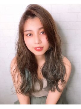 ニスル 町田店(NISURU) 似合わせカット/大人ガーリー/ダークアッシュ/着物/町田/町田駅