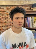メンズスパイキーショート
