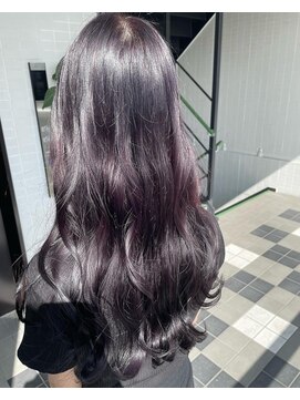 アヴァンス 箕面(AVANCE.) 髪質改善カラー×ダークバイオレッド×コレストン