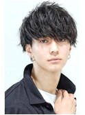 王道シルエットゆるめスパイラルマッシュ