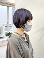 オト(oto)&nbsp;前下がりショートボブレイヤー　アンブレラカラー　ダブルカラー