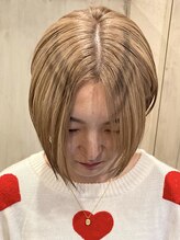 ヘアーリゾートガーデン 南林間店(Hair Resort Garden)&nbsp;ボーダーラインがアクセントなエンドカラー