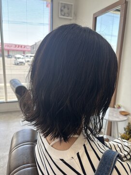 プラベヘアー(Prave hair) ミディアムパーマスタイル