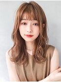 美髪小顔カットミニウルフサイドバング大人可愛い#294f0615