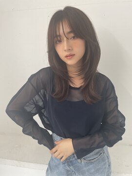 ウル(ulu) レイヤーカット/ロングウルフ/顔周り小顔カット