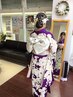 (振袖)着付＋アップ　税込13200円→税込12650★早朝OK＋￥550～