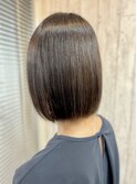切りっぱなしボブ