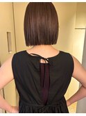 ぱつっとボブ