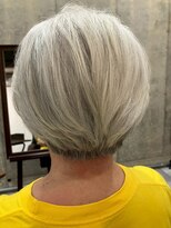 リブレイズ 京都三条店(Live raise)&nbsp;ショートボブ/グレイカラー/白髪ぼかし