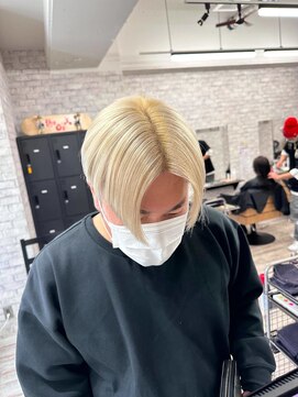 ワンズクロエ 原宿店(ONE's Chloe) フェザーパーマグレーフェザーショートサーフカール波打ちパーマ