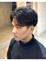 ブルニール 中崎町(BLEUNIR)&nbsp;フェザーパーマ/ニュアンスパーマ/センターパート