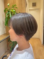 クラップス 横須賀中央店(CLAPS) 横須賀白髪染め白髪ぼかしハイライトショートボブレイヤーカット