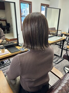 ソルナ(soluna) 切りっぱなしボブ