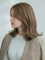 デバイス バイ フレイムス 越谷(DEVICE by Frames)&nbsp;外ハネくびれミディ20代30代◎前髪なし大人韓国風レイヤー越谷