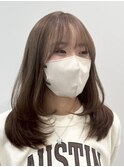 ブリーチハイライト髪質改善ダブルカラーレイヤーカット