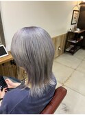 silver white