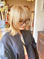 フェイバー 警固店(FAVOR) 透明感たっぷり♪ハイトーンベージュカラー/福岡/天神/警固