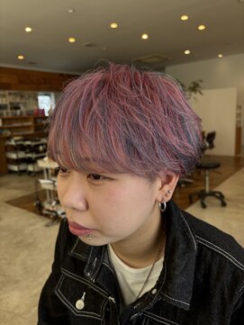 メンズカノエ 山口小郡店(Men's CANOE) シースルーフェザーマッシュ