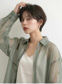 20代30代40代50代ナチュラルショートオリーブベージュ