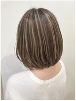 エス ハート オブ ヘアー 名東店(Heart of HAIR)&nbsp;【ES田中】Autumn Style白髪ぼかしハイライト