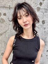 シー バイ ロンド 新宿(Sea by Lond)&nbsp;【福島】ブラックヘア耳かけくびれレイヤーウルフ新宿