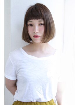 ロゼ 茨木(Rose) 【Rose】ワイドバング×ワンレングスボブ★★