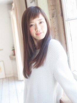 ヘアメイク ティサ(hair make Tisa)の写真/Tisaこだわりの薬剤でさらさらが続く♪クセのタイプに合わせた施術であなたの髪も憧れのサラツヤロングに♪