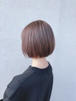 オリガミ ヘアーアンドビューティ(ORIGAMI) 【ORIGAMI】ミニボブ×ミルキーラベージュ