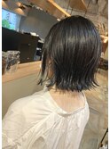 Once ダークミントグリーン/ワンレンショート by加藤劍丞