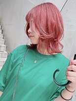 ディア(.eer)&nbsp;色落ちもキレイな長持ちピンクルージュヘア☆韓国風小顔レイヤー