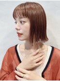 【GARDEN荒井夏海】ぱっつんボブ×ココアブラウン