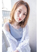 サングース(Sungoose)&nbsp;sungoose＊大人かわいいミディ＃カーキグレージュフェザーバング