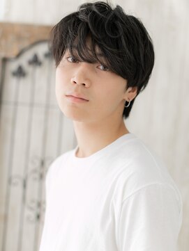 モッズヘア メン 南越谷南口店(mod's hair men) ダークアッシュ×グランマッシュ抜け感ヘアK