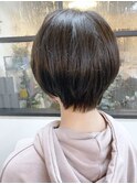 《knit銀座》大人可愛い20代30代40代ショートボブ丸み前下がり