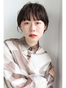 エクリ シセイドウ 麻布十番店(equri×SHISEIDO) 【麻布十番】ふわっとくせ毛風ショート