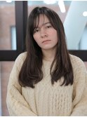 外国人風ロング艶髪髪質改善トリートメント20代30代40代東銀座