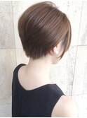30代・40代【白髪染め可】ナチュラルボブ 丸みショート