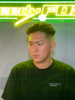 グリーディーフォックス 三軒茶屋(GreedyFOX)&nbsp;波巻き/マッシュパーマ/ウルフ/ハイライト<理容室>三軒茶屋