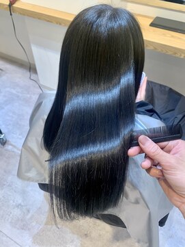 マグネ(magne) 【髪質改善】ウルトワトリートメント×ダークブルー