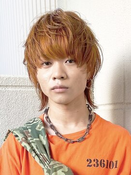 ノブレス(NOBLESSE) マッシュウルフ/オレンジカラー/ikezawa