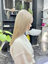 チュダック(ChuDuck)&nbsp;韓国風《ミルクティー》ハイトーン/ケアブリーチ/ダブルカラー